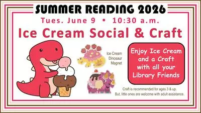 Ice Cream Social & Craft at the Librayr