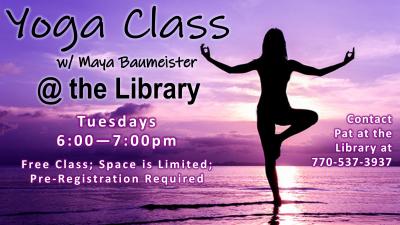 Free Yoga Class at the Library
