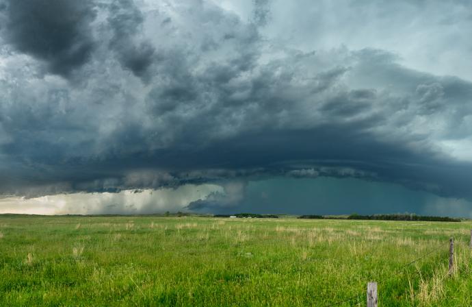 Image of Tornado cell approaching
